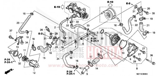 POMPE A EAU FJS600AB de 2011
